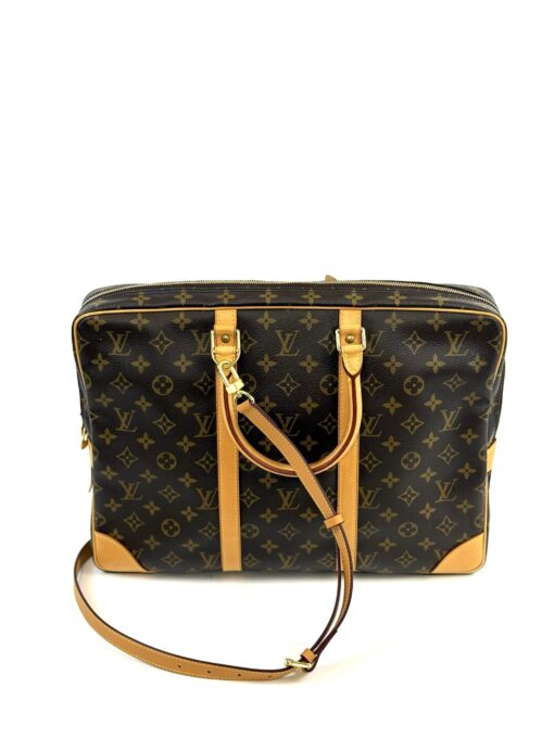 LOUIS VUITTON Monogram Canvas Porte-Documents Voyage Bag - Image 6