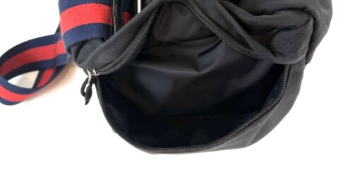 Gucci Technical Canvas Web Duffle Bag Black Travel - Image 19