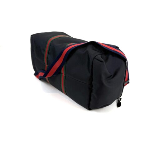 Gucci Technical Canvas Web Duffle Bag Black Travel - Image 10