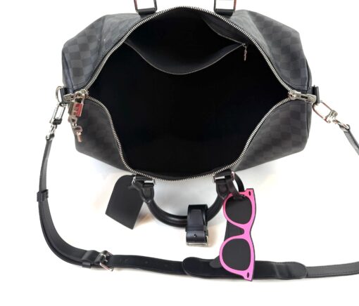 Louis Vuitton Damier Graphite Keepall Bandouliere 45 - Image 6