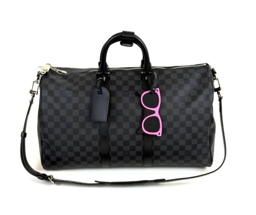 Louis Vuitton Damier Graphite Keepall Bandouliere 45 - Image 16