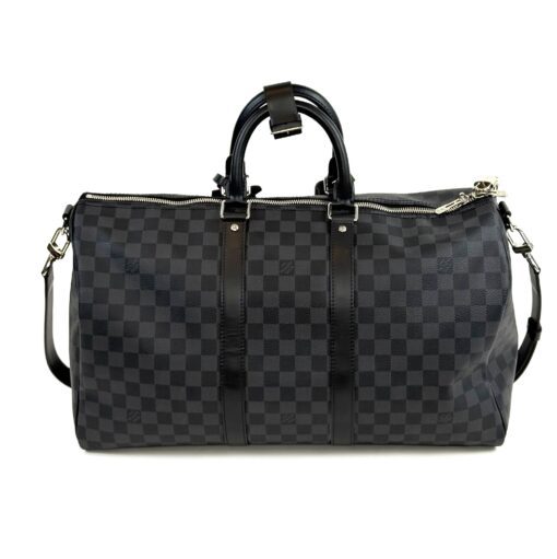 Louis Vuitton Damier Graphite Keepall Bandouliere 45 - Image 5