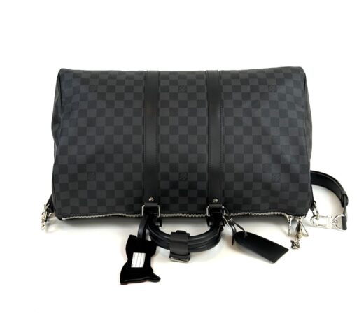 Louis Vuitton Damier Graphite Keepall Bandouliere 45 - Image 9