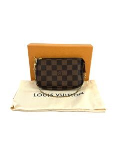 Louis Vuitton Mini Pochette Accessories Damier Ebene Canvas 2