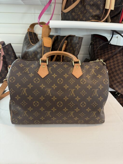 Louis Vuitton Monogram Speedy 35 Bandouliere - Image 4