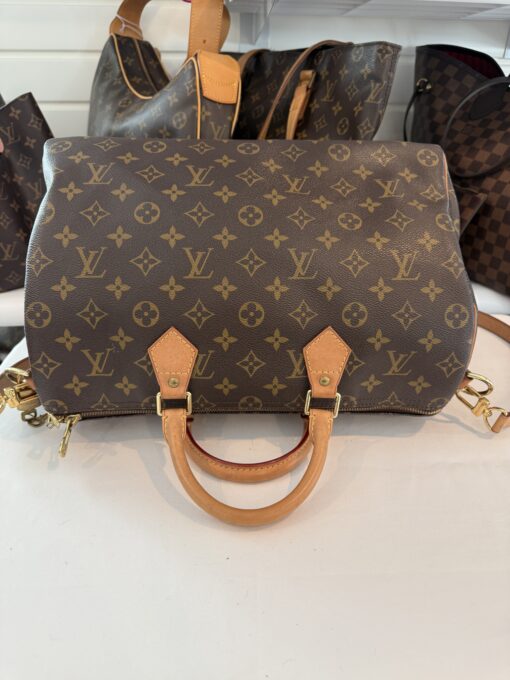 Louis Vuitton Monogram Speedy 35 Bandouliere - Image 19