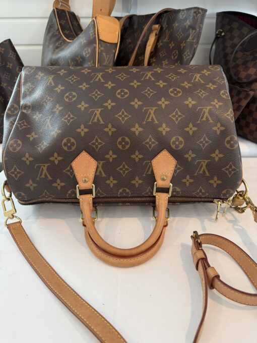 Louis Vuitton Monogram Speedy 35 Bandouliere - Image 18