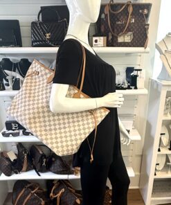 Alternative view of Louis Vuitton Neverfull GM Azur Tote with Pouch Set