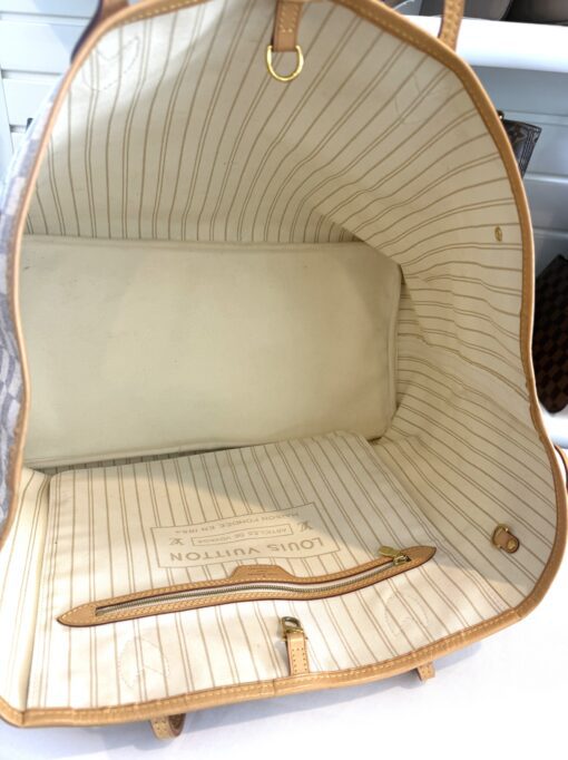 Louis Vuitton Neverfull GM Azur Tote with Pouch Set - Image 33