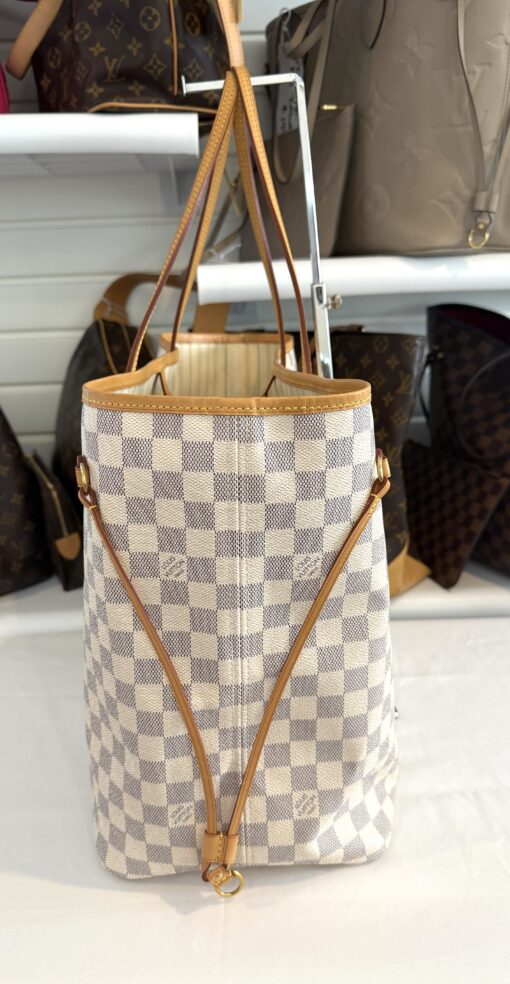 Louis Vuitton Neverfull GM Azur Tote with Pouch Set - Image 17