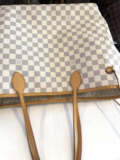 Louis Vuitton Neverfull GM Azur Tote with Pouch Set - Image 27