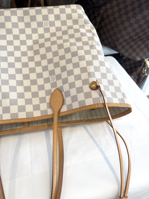 Louis Vuitton Neverfull GM Azur Tote with Pouch Set - Image 24