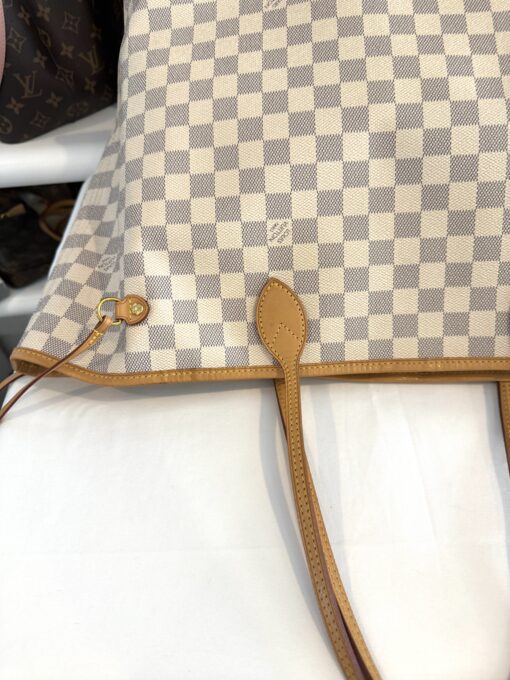 Louis Vuitton Neverfull GM Azur Tote with Pouch Set - Image 23