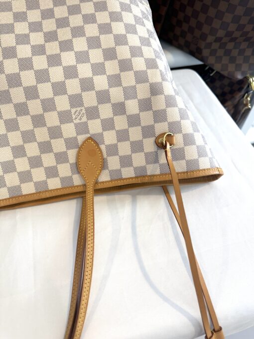 Louis Vuitton Neverfull GM Azur Tote with Pouch Set - Image 21