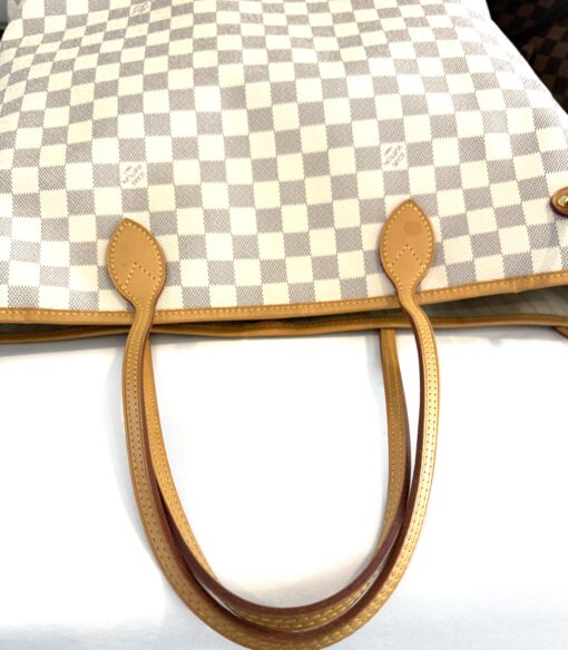 Louis Vuitton Neverfull GM Azur Tote with Pouch Set - Image 19