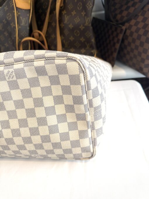 Louis Vuitton Neverfull GM Azur Tote with Pouch Set - Image 13