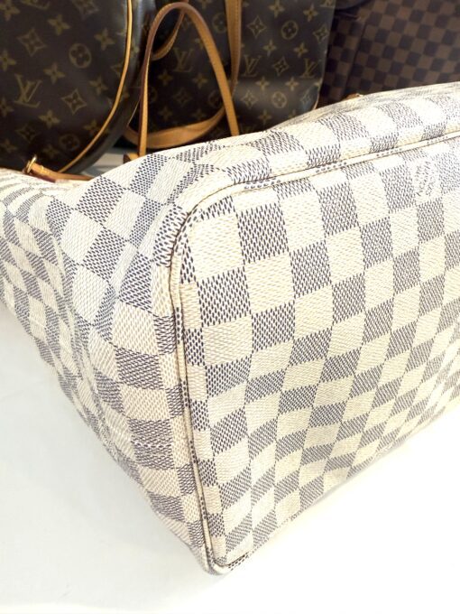 Louis Vuitton Neverfull GM Azur Tote with Pouch Set - Image 11