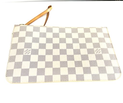 Louis Vuitton Neverfull GM Azur Tote with Pouch Set - Image 26