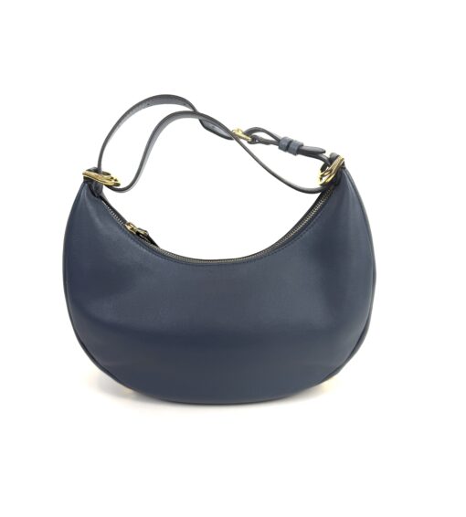 Fendi Vitello Grace Matte Small Fendigraphy Hobo Bag Mirto - Image 14