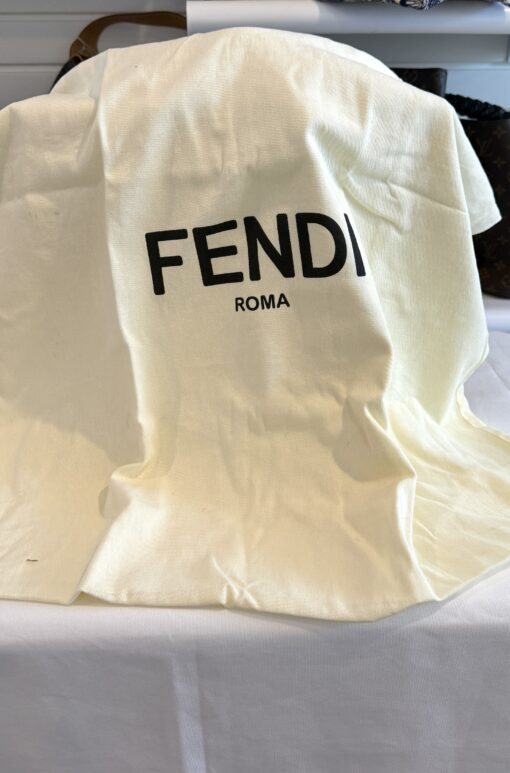 Fendi Medium Brown Caramel Sunshine Tote Shopper - Image 14