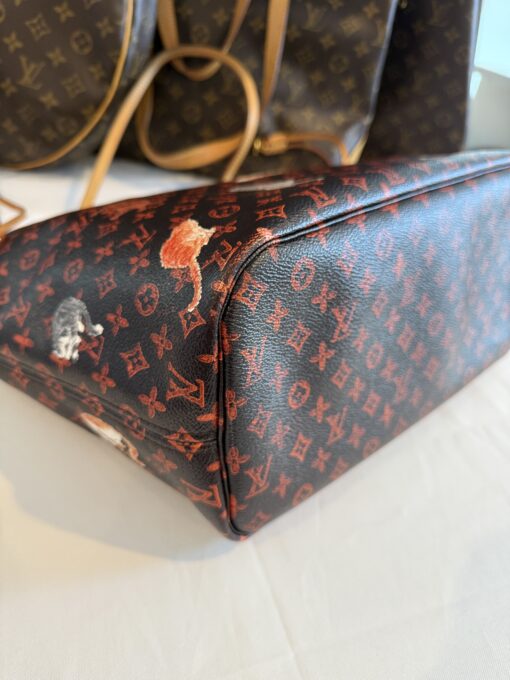 Louis Vuitton Catogram Neverfull MM with Pouch Marron - Image 31