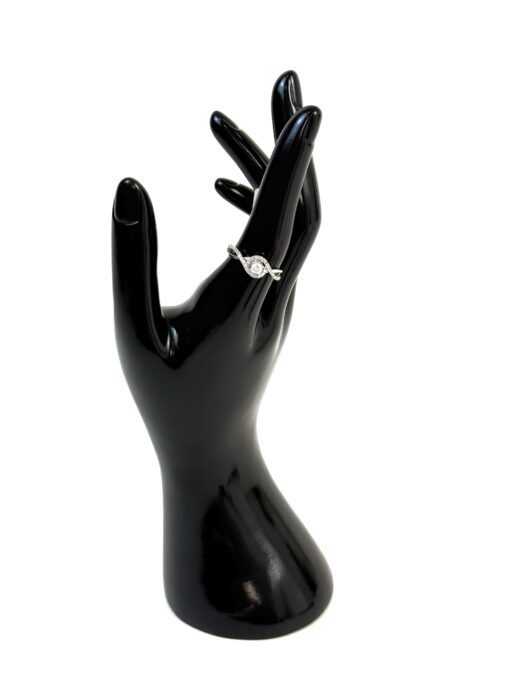 .60 Carat Natural Diamonds and .925 Sterling Silver Engagement Ring - Image 9