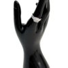 Ring worn on the finger of a black display hand