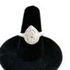 .50 Carat Natural Diamonds and .925 Sterling Silver Cluster Ring Engagement 29