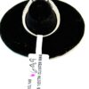 Ring on the velvet stand with the cluster ring tag attached