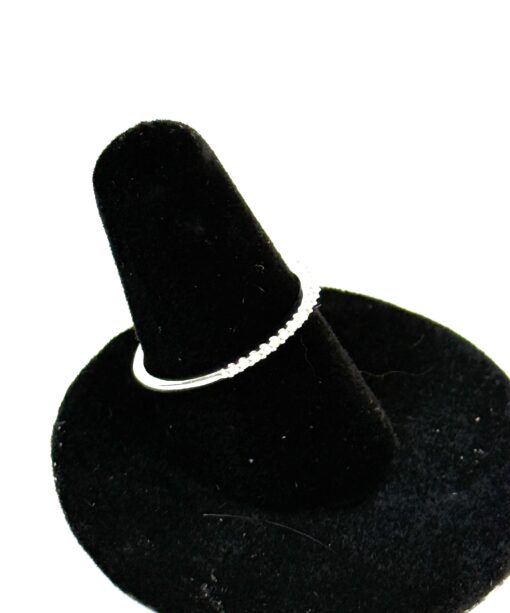1/8 Carat Natural Diamonds and .925 Sterling Silver Eternity Band - Image 4