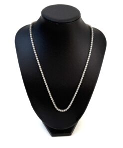 2 Carat Lab Diamond in .925 Sterling Silver 17" Tennis Necklace