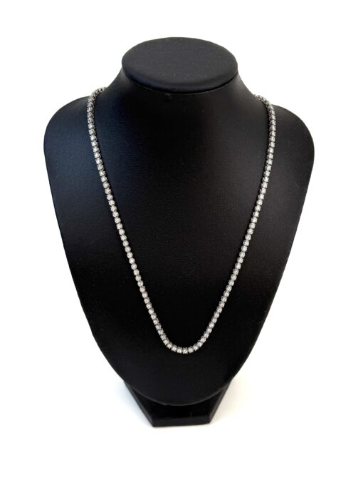 2 Carat Lab Diamond in .925 Sterling Silver 17" Tennis Necklace