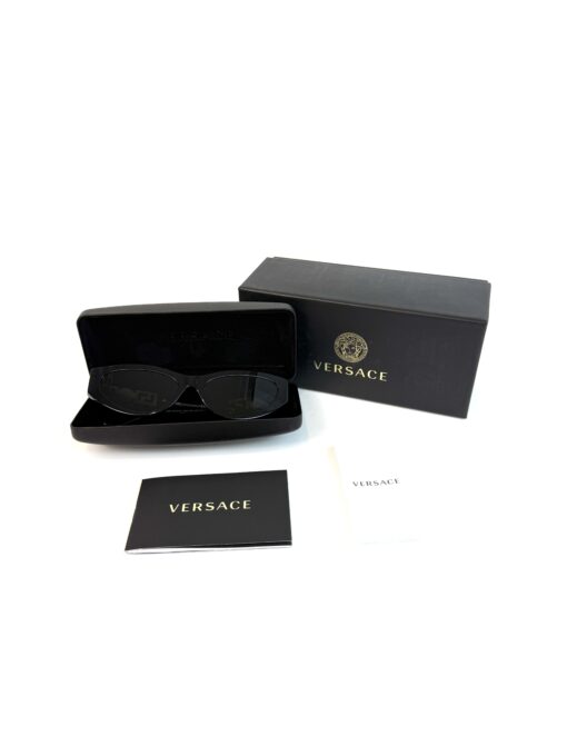 VERSACE VE4470B CAT EYE SUNGLASSES IN BLACK - Image 10