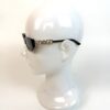 Angled view of the sunglasses on the display head