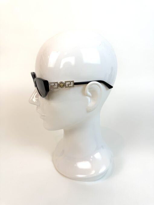 VERSACE VE4470B CAT EYE SUNGLASSES IN BLACK - Image 5