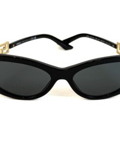 VERSACE VE4470B CAT EYE SUNGLASSES IN BLACK