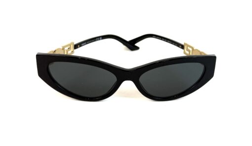VERSACE VE4470B CAT EYE SUNGLASSES IN BLACK