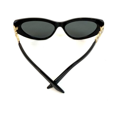 VERSACE VE4470B CAT EYE SUNGLASSES IN BLACK - Image 7