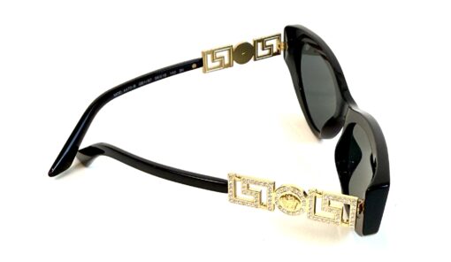 VERSACE VE4470B CAT EYE SUNGLASSES IN BLACK - Image 8