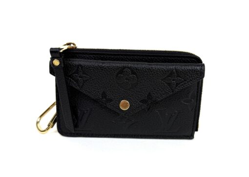 Louis Vuitton Empreinte Recto Verso Card Holder Black