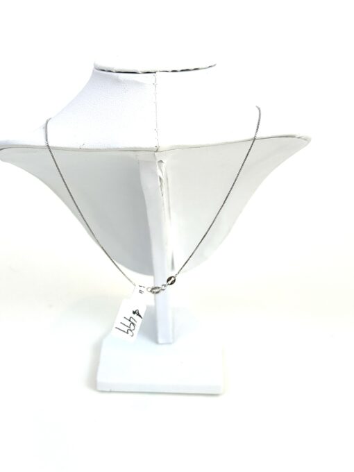 .60 Natural Diamond and .925 Sterling Silver 18" Cross Pendant Necklace - Image 9