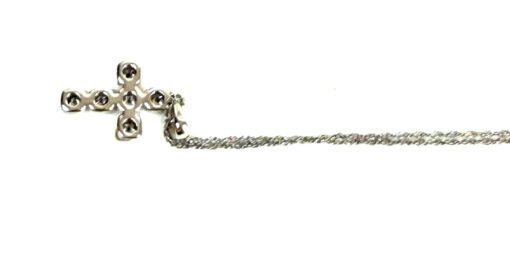 .50 Natural Diamond and 14K Gold 18" Cross Pendant Necklace - Image 11