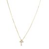 Full length of the chain with the cross at the base