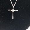 Close up of the cross showing the engraved detail