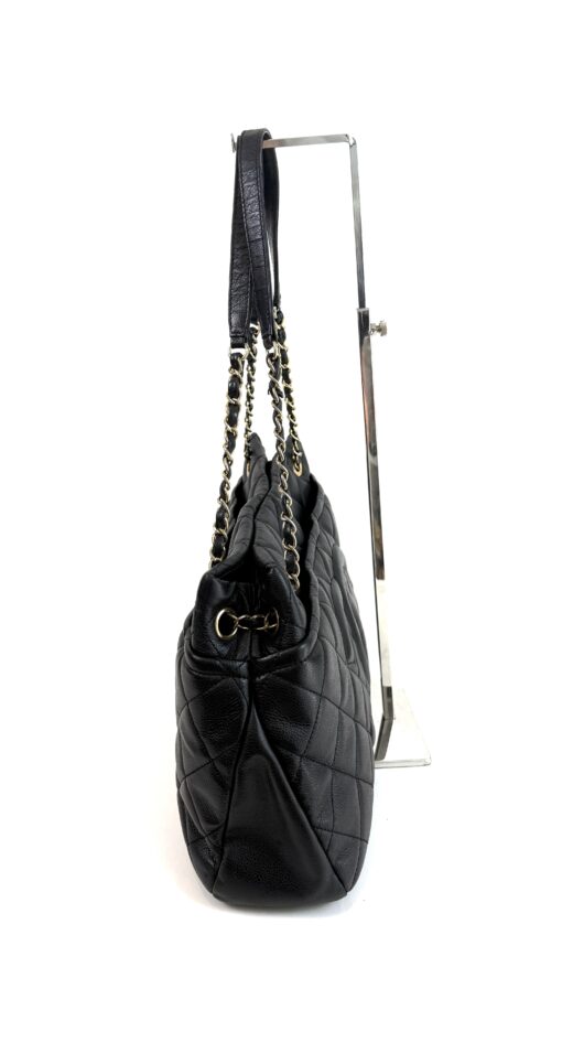 Chanel Caviar Quilted Timeless CC Soft Tote Black GHW - Image 7