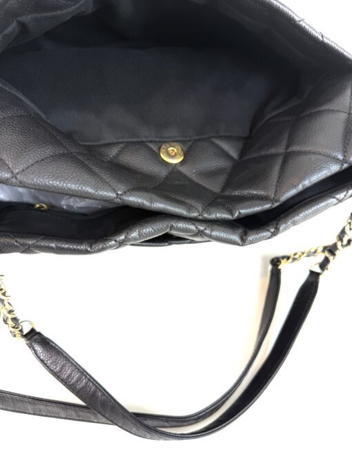 Chanel Caviar Quilted Timeless CC Soft Tote Black GHW - Image 18