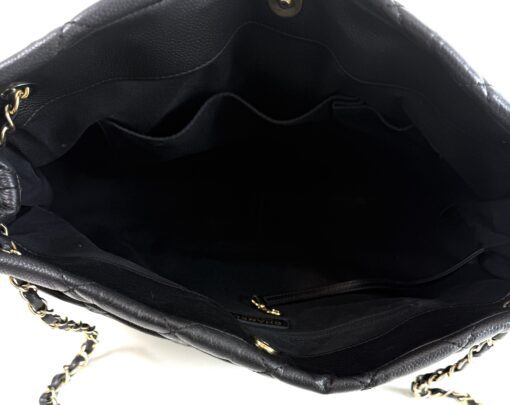Chanel Caviar Quilted Timeless CC Soft Tote Black GHW - Image 4