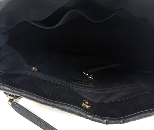 Chanel Caviar Quilted Timeless CC Soft Tote Black GHW - Image 12