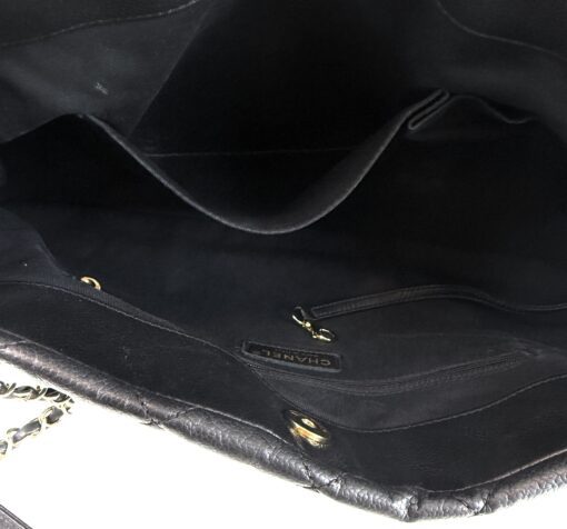 Chanel Caviar Quilted Timeless CC Soft Tote Black GHW - Image 11