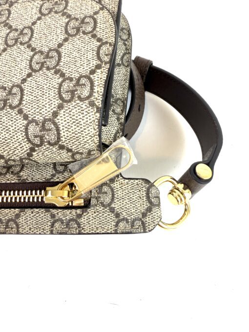Gucci Supreme Monogram Textured Dollar Calfskin Blondie Belt Bag Beige Ebony New Acero - Image 20